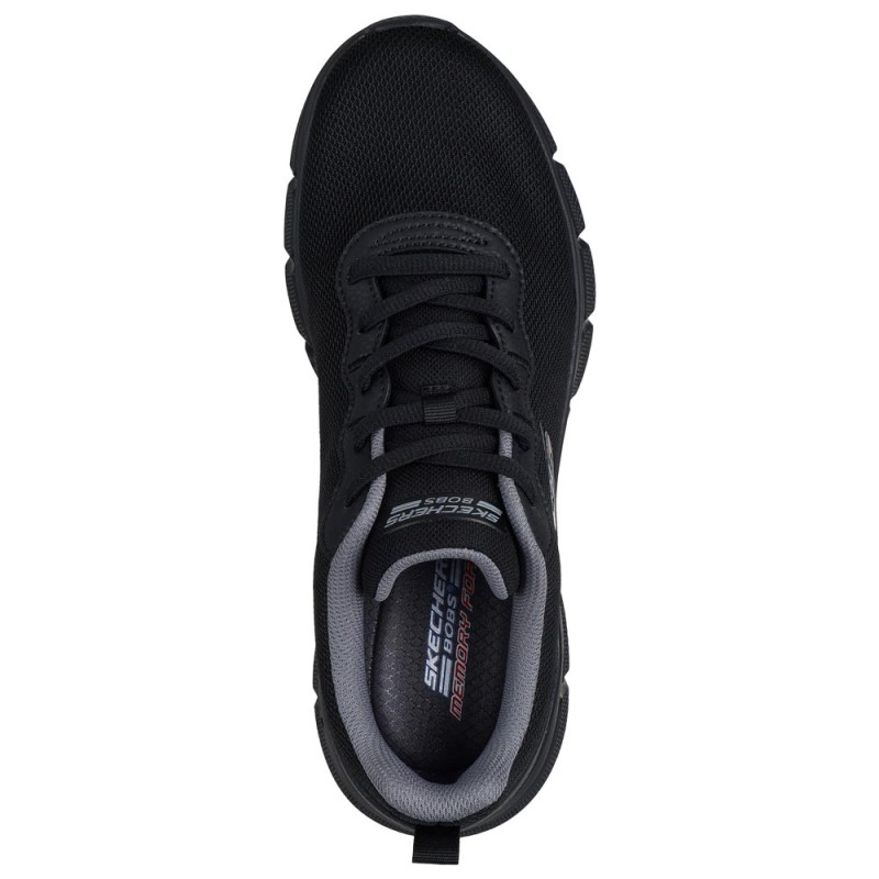 Skechers Ανδρικά αθλητικά παπούτσια Bobs sport flex μαύρα Skechers Ανδρικά αθλητικά παπούτσια Bobs sport flex μαύρα