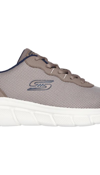 Skechers Ανδρικά αθλητικά παπούτσια Bobs sport flex μπεζ