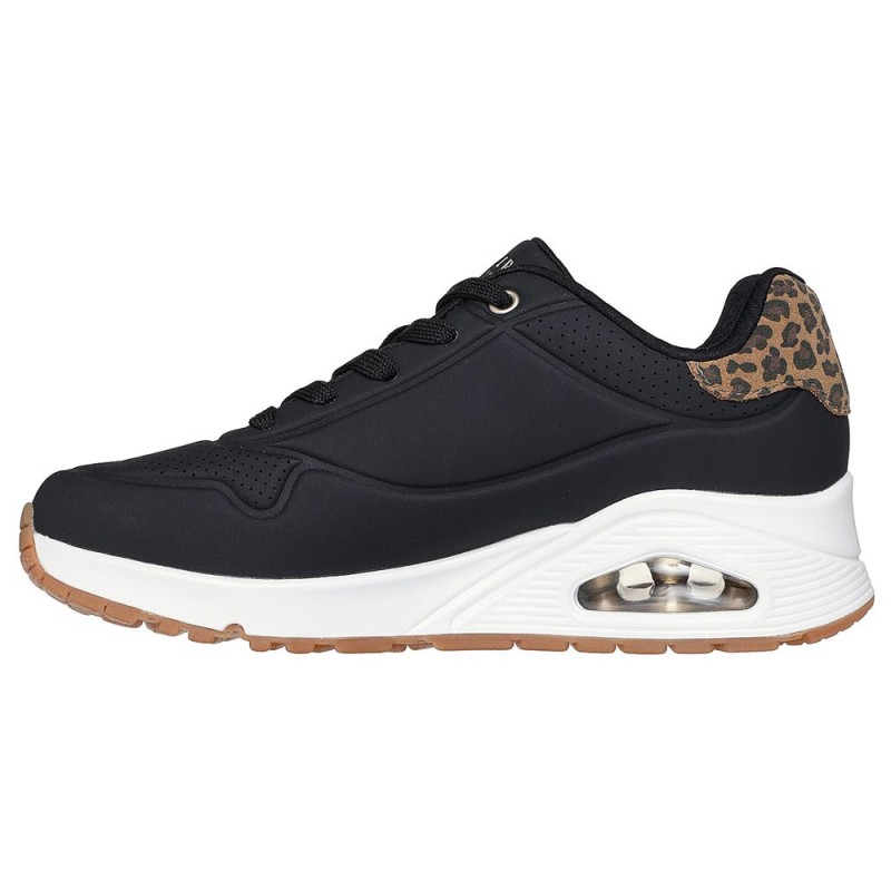 Skechers Γυναικεία sneakers Uno jungle nite Μαύρα Skechers Γυναικεία sneakers Uno jungle nite Μαύρα