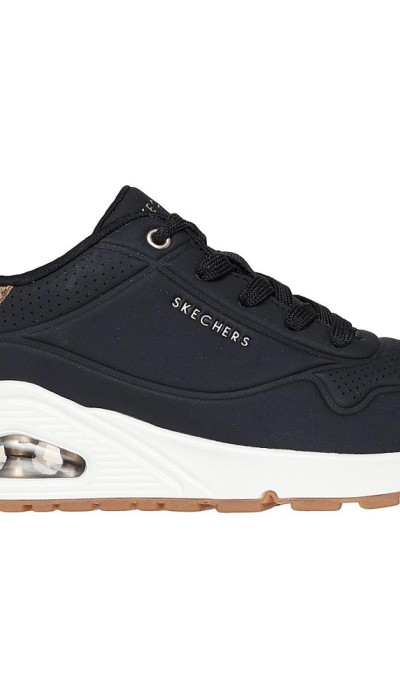 Skechers Γυναικεία sneakers Uno jungle nite Μαύρα