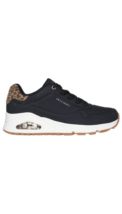 Skechers Γυναικεία sneakers Uno jungle nite Μαύρα