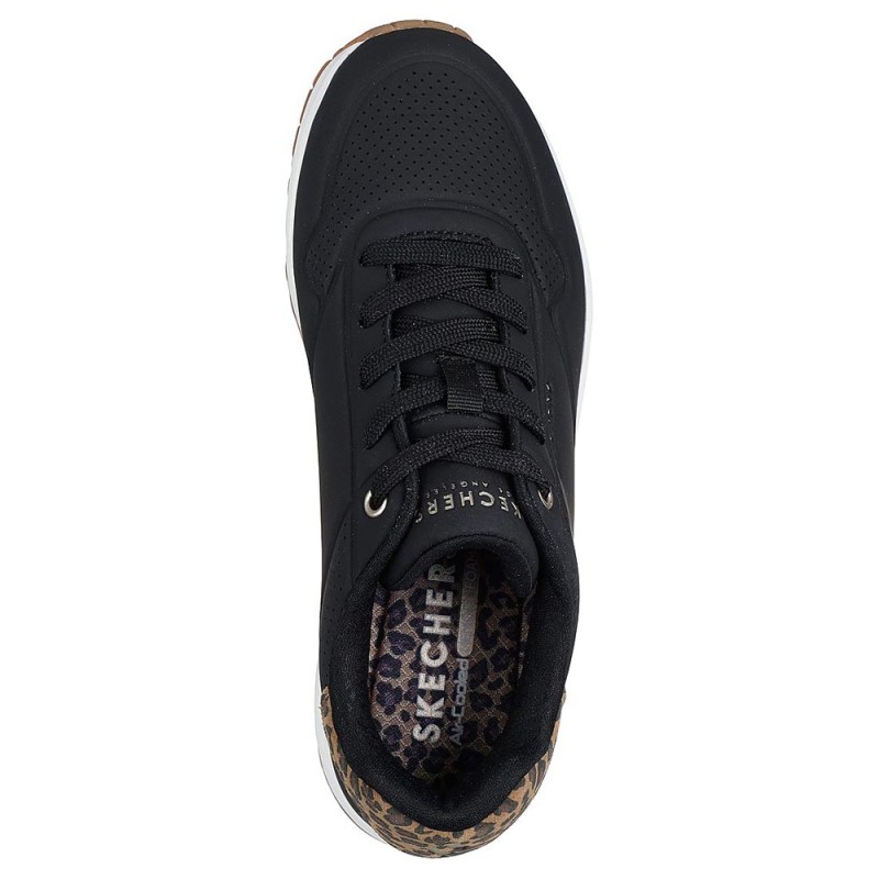 Skechers Γυναικεία sneakers Uno jungle nite Μαύρα Skechers Γυναικεία sneakers Uno jungle nite Μαύρα