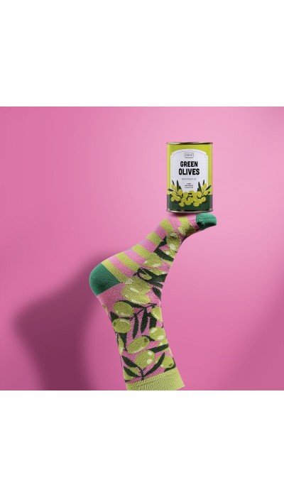 Soxo Unisex Κάλτσες Green Olives