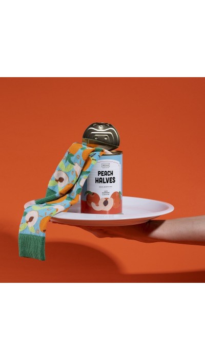 Soxo Unisex Κάλτσες Peach Halves Soxo Unisex Κάλτσες Peach Halves