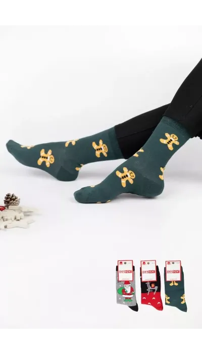 Design Unisex Χριστουγεννιάτικες κάλτσες 3 ζεύγη Design Unisex Χριστουγεννιάτικες κάλτσες 3 ζεύγη