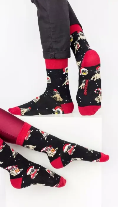 John Frank Ανδρικές Fashion Κάλτσες Dog