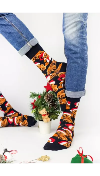 John Frank Ανδρικές Fashion Κάλτσες Teddy