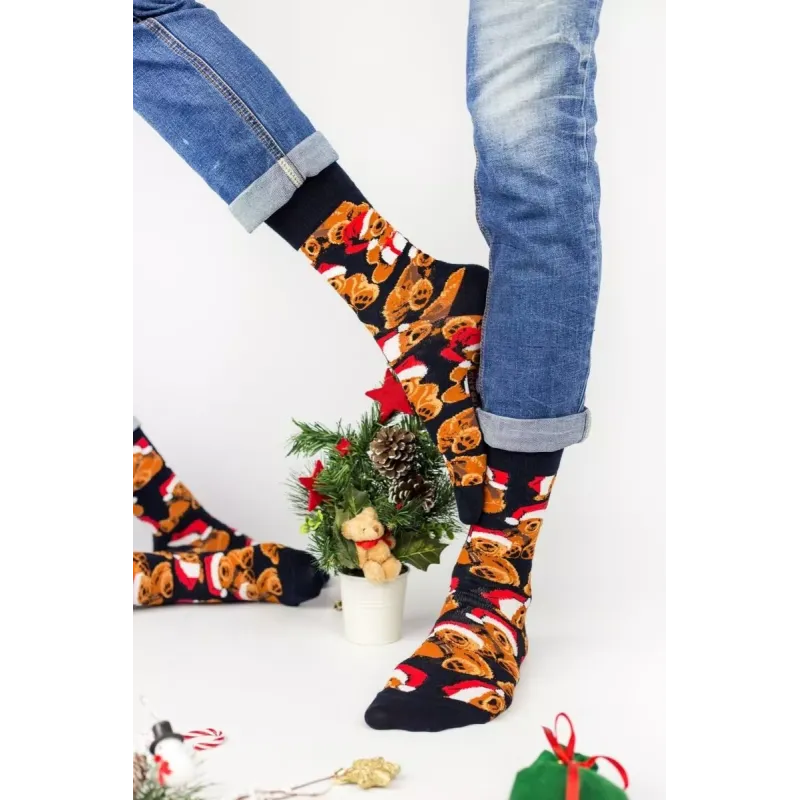 John Frank Ανδρικές Fashion Κάλτσες Teddy