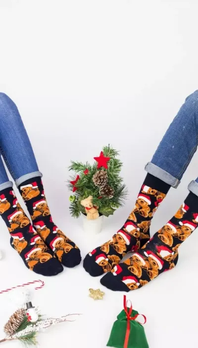 John Frank Ανδρικές Fashion Κάλτσες Teddy