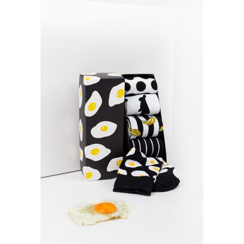 Livoni Κάλτσες fashion B&W 5 Ζευγάρια Livoni Κάλτσες fashion B&W 5 Ζευγάρια