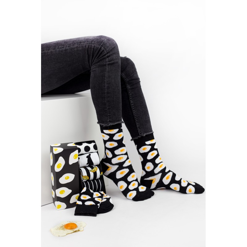 Livoni Κάλτσες fashion B&W 5 Ζευγάρια Livoni Κάλτσες fashion B&W 5 Ζευγάρια