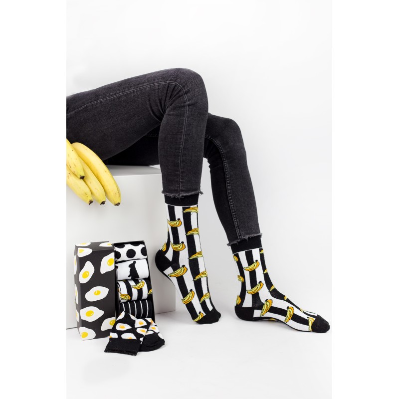 Livoni Κάλτσες fashion B&W 5 Ζευγάρια Livoni Κάλτσες fashion B&W 5 Ζευγάρια