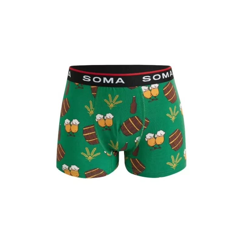 Soma Ανδρικό Boxer με σχέδια BARREL Βαμβακερό Soma Ανδρικό Boxer με σχέδια BARREL Βαμβακερό