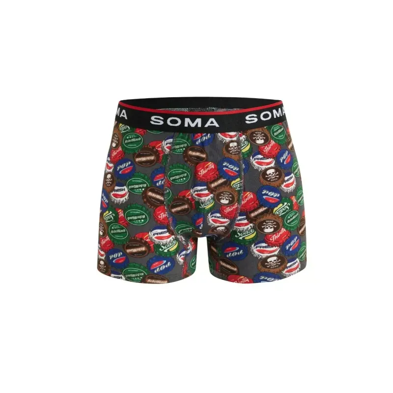 Soma Ανδρικό Boxer με σχέδια SOFT DRINKS Βαμβακερό Soma Ανδρικό Boxer με σχέδια SOFT DRINKS Βαμβακερό