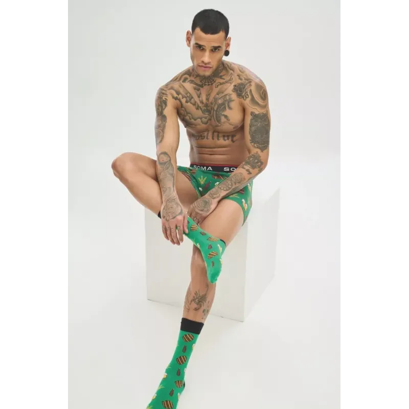 Soma Ανδρικές Κάλτσες με σχέδια BARREL Soma Ανδρικές Κάλτσες με σχέδια BARREL