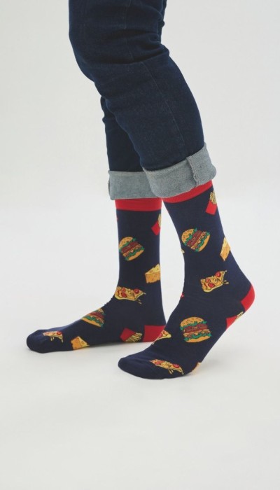 Soma Ανδρικές Κάλτσες με σχέδια KETCHUP