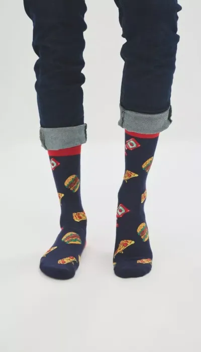 Soma Ανδρικές Κάλτσες με σχέδια KETCHUP