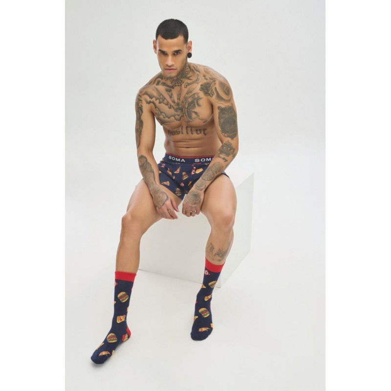 Soma Ανδρικές Κάλτσες με σχέδια KETCHUP Soma Ανδρικές Κάλτσες με σχέδια KETCHUP