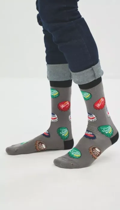 Soma Ανδρικές Κάλτσες με σχέδια SOFT DRINKS