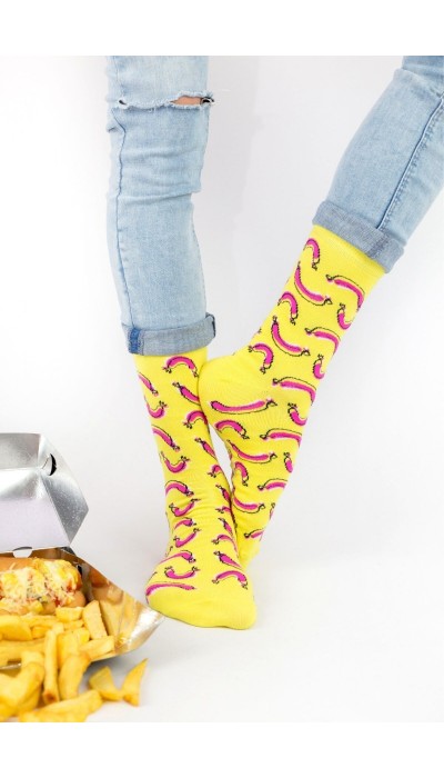 Crazy Socks Κάλτσες  με σχέδια Hot dog