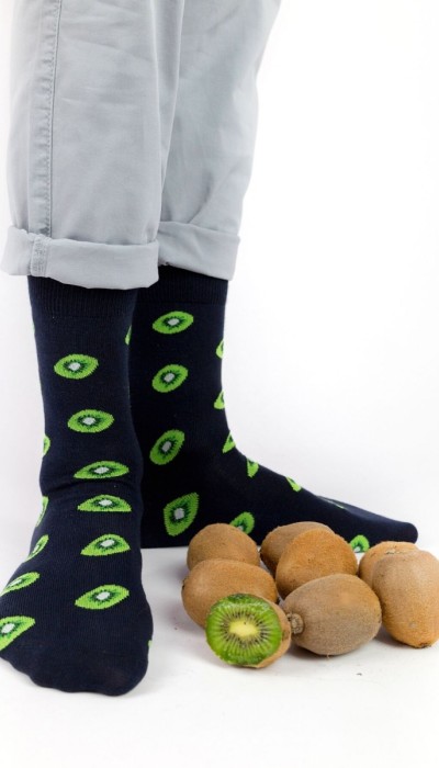 Crazy Socks Κάλτσες  με σχέδια KIWI