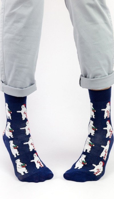 Crazy Socks Κάλτσες  με σχέδια Polar Bear
