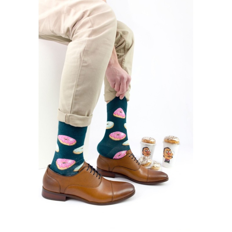 Crazy Socks Κάλτσες με σχέδια Green Donuts Crazy Socks Κάλτσες με σχέδια Green Donuts