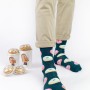 Crazy Socks Κάλτσες  με σχέδια Green Donuts
