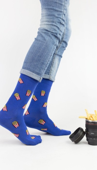 John Frank Ανδρικές Fashion Κάλτσες Fries
