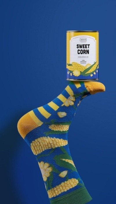 Soxo Unisex Κάλτσες Sweet corn