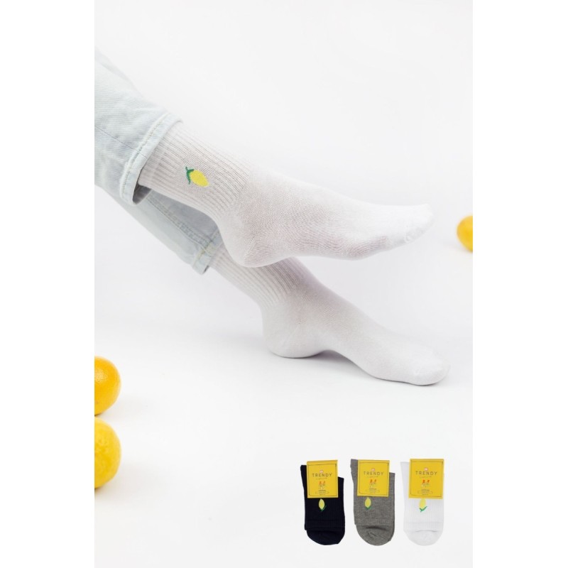Trendy Γυναικείες Κάλτσες Lemon 3Ζεύγη Trendy Γυναικείες Κάλτσες Lemon 3Ζεύγη