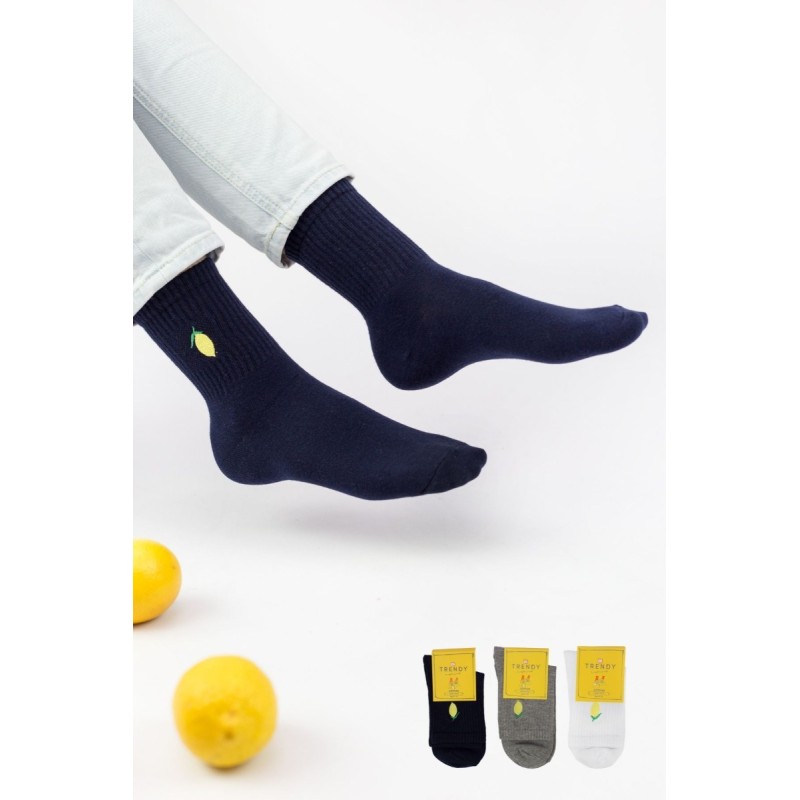 Trendy Γυναικείες Κάλτσες Lemon 3Ζεύγη Trendy Γυναικείες Κάλτσες Lemon 3Ζεύγη