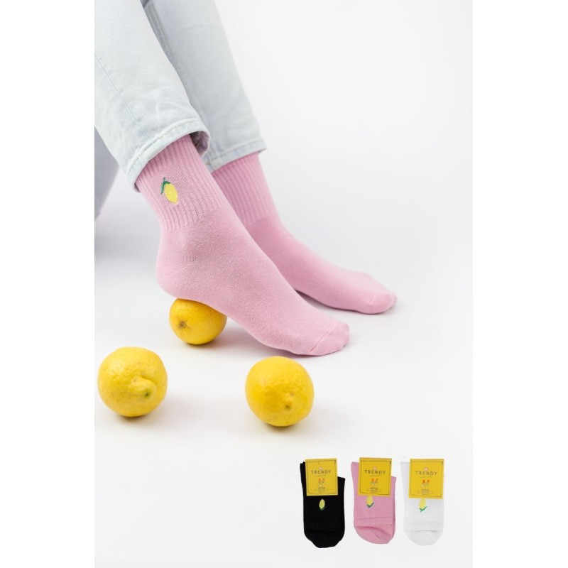 Trendy Γυναικείες Κάλτσες Lemon 3Ζεύγη Trendy Γυναικείες Κάλτσες Lemon 3Ζεύγη