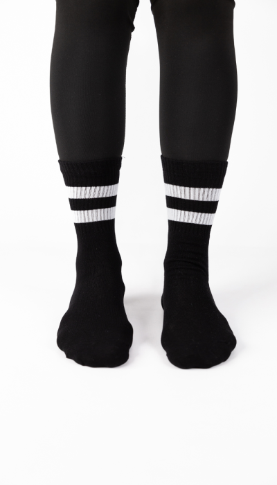 Design Unisex Κάλτσες White stripes