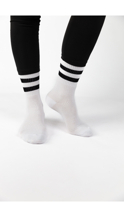 Design Unisex Κάλτσες Black stripes