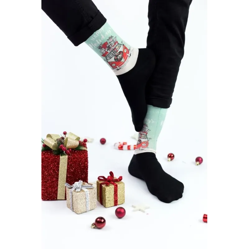 Trendy Κάλτσες Christmas Santa Van