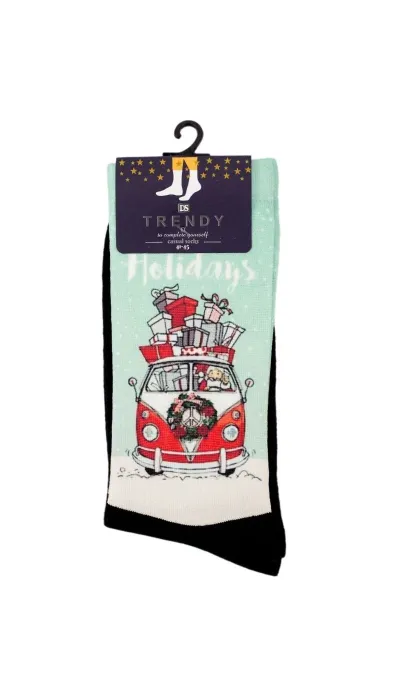 Trendy Κάλτσες Christmas Santa Van