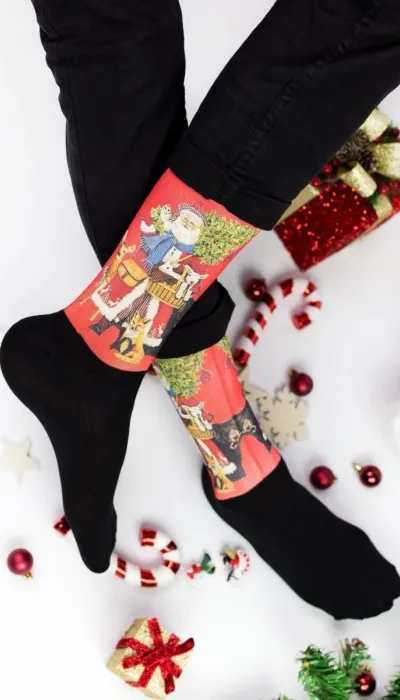 Trendy Κάλτσες Christmas Santa
