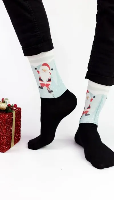 Trendy Κάλτσες Christmas Dancing Santa