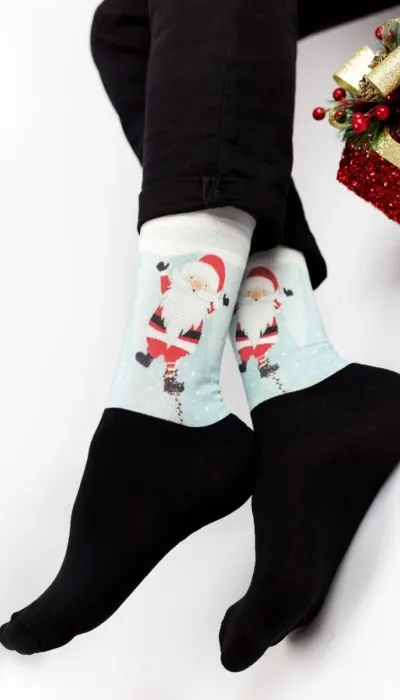 Trendy Κάλτσες Christmas Dancing Santa
