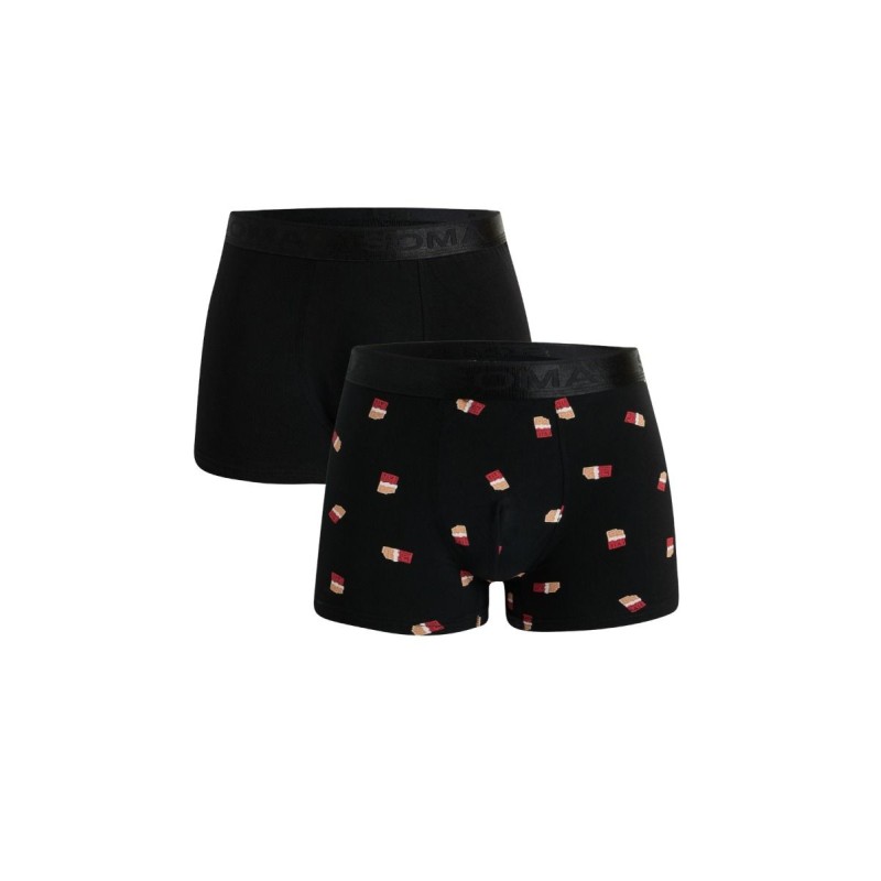 Soma Ανδρικά Boxers CHOCOLATE Βαμβακερά 2 τεμάχια