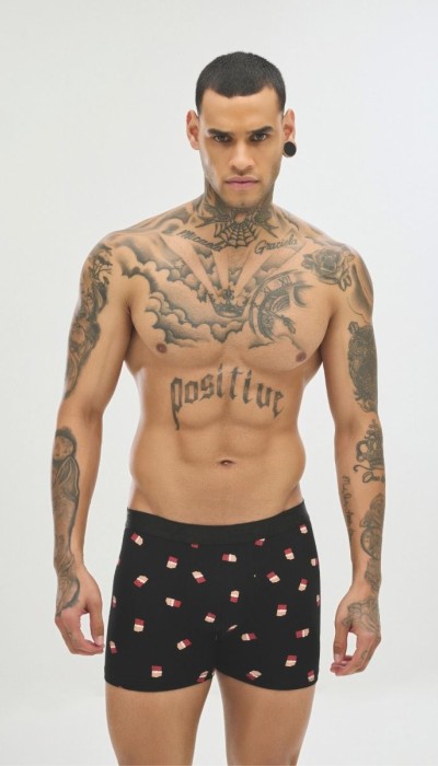 Soma Ανδρικά Boxers με σχέδια CHOCOLATE Βαμβακερά 2 τεμάχια