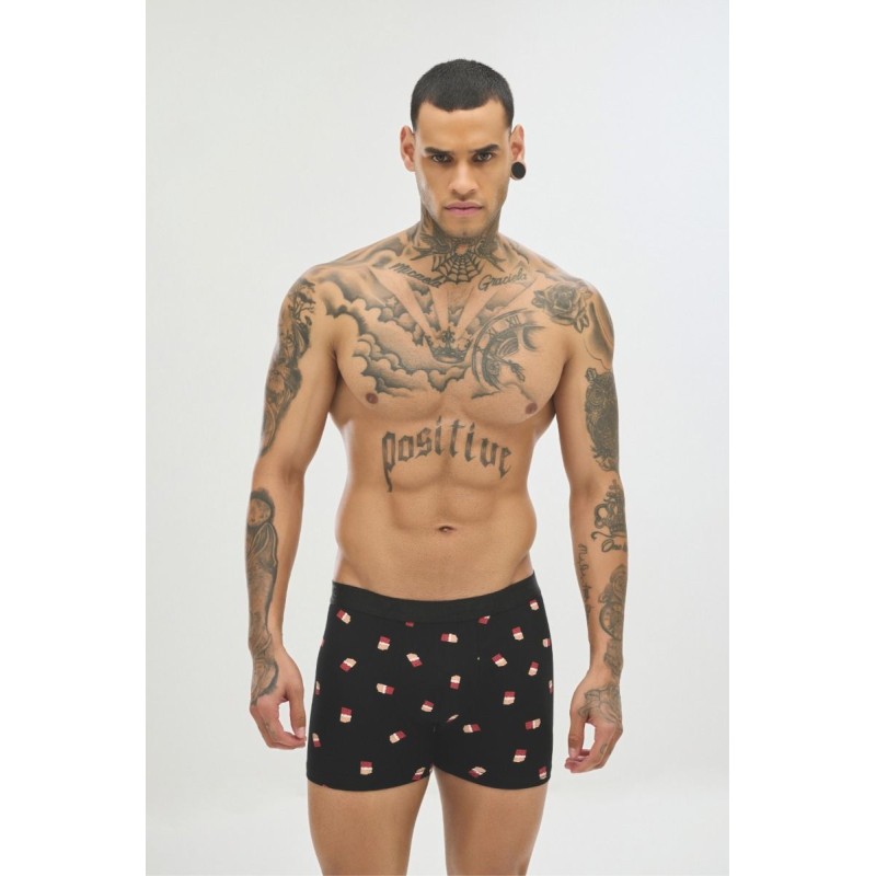 Soma Ανδρικά Boxers CHOCOLATE Βαμβακερά 2 τεμάχια