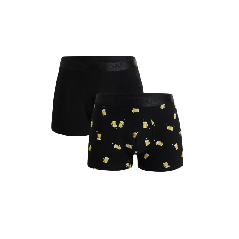 Soma Ανδρικά Boxers με σχέδια DRINK BEER Βαμβακερά 2 τεμάχια