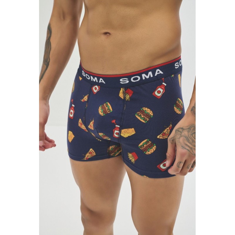 Soma Ανδρικό Boxer με σχέδια KETCHUP Βαμβακερό Soma Ανδρικό Boxer με σχέδια KETCHUP Βαμβακερό
