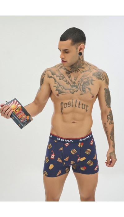 Soma Ανδρικό Boxer με σχέδια KETCHUP Βαμβακερό