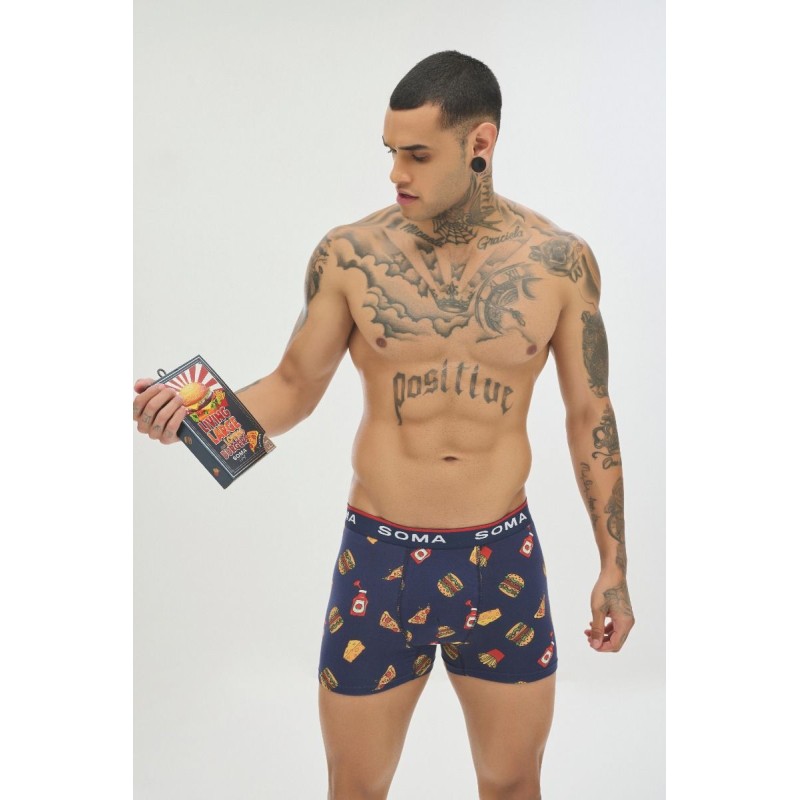 Soma Ανδρικό Boxer με σχέδια KETCHUP Βαμβακερό Soma Ανδρικό Boxer με σχέδια KETCHUP Βαμβακερό