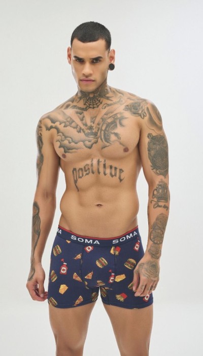 Soma Ανδρικό Boxer με σχέδια KETCHUP Βαμβακερό