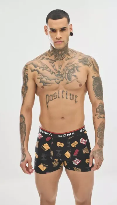 Soma Ανδρικό Boxer με σχέδια CINEMA Βαμβακερό