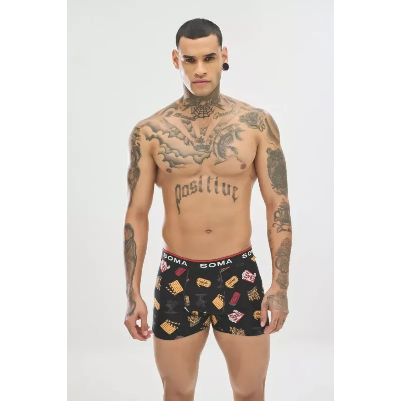 Soma Ανδρικό Boxer με σχέδια CINEMA Βαμβακερό